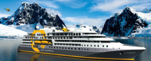 Mehr über den Artikel erfahren Expeditionsschiff Ultramarine von Quark Expeditions wurde in Kroatien ins Wasser gelassen