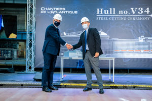 Mehr über den Artikel erfahren Stahlschnitt der MSC Euribia: MSC Cruises setzt mit dem zweiten LNG-Schiff der Flotte sein Engagement für einen nachhaltigen Schiffsbetrieb fort
